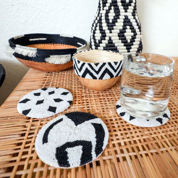 Isaro Beaded Wooden Bowl