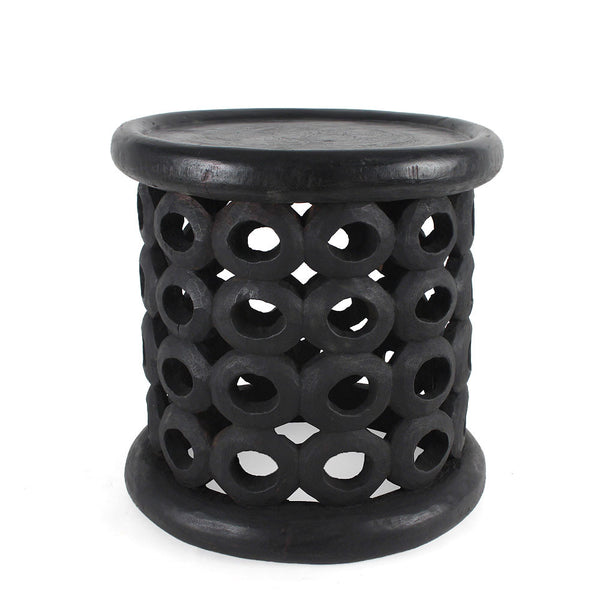 Cola Wood Bamileke Bangle Stool-Side Table - Ikumba Design Studios - 2