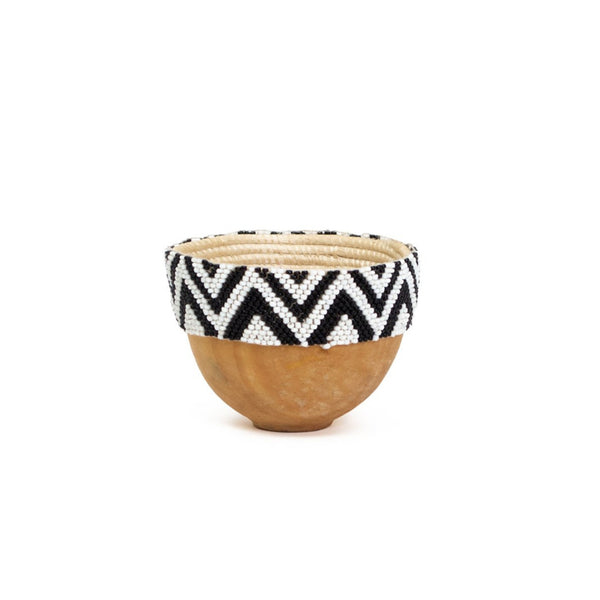 Isaro Beaded Wooden Bowl