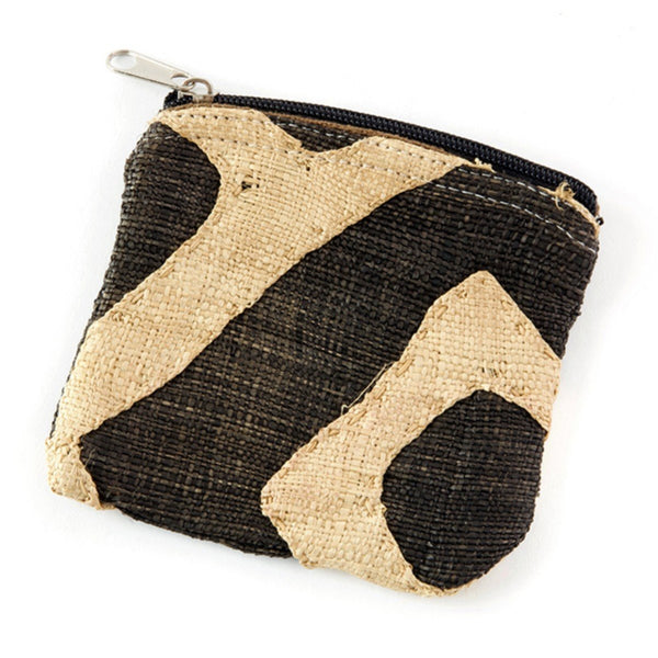 Kuba Cloth Coin Pouch
