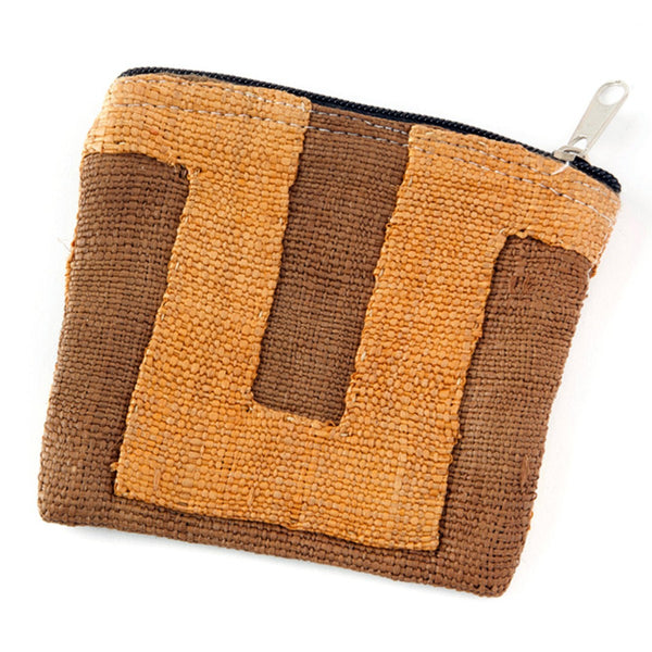Kuba Cloth Coin Pouch
