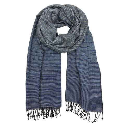 Moody Blues Ethiopian Handloom Wrap Scarf