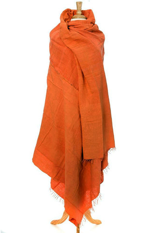 Orange Ethiopian Gabi | Body Shawl