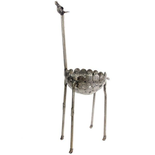Recycled Metal Ostrich Planter II – Ikumba