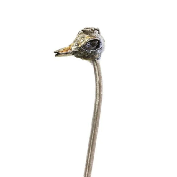 Recycled Metal Ostrich Planter II