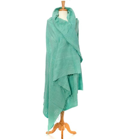 Seafoam Green Ethiopian Gabi | Body Shawl
