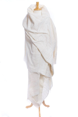 White Ethiopian Gabi | Body Shawl