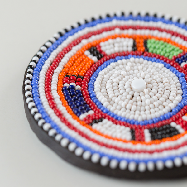 Maasai Beaded Coasters